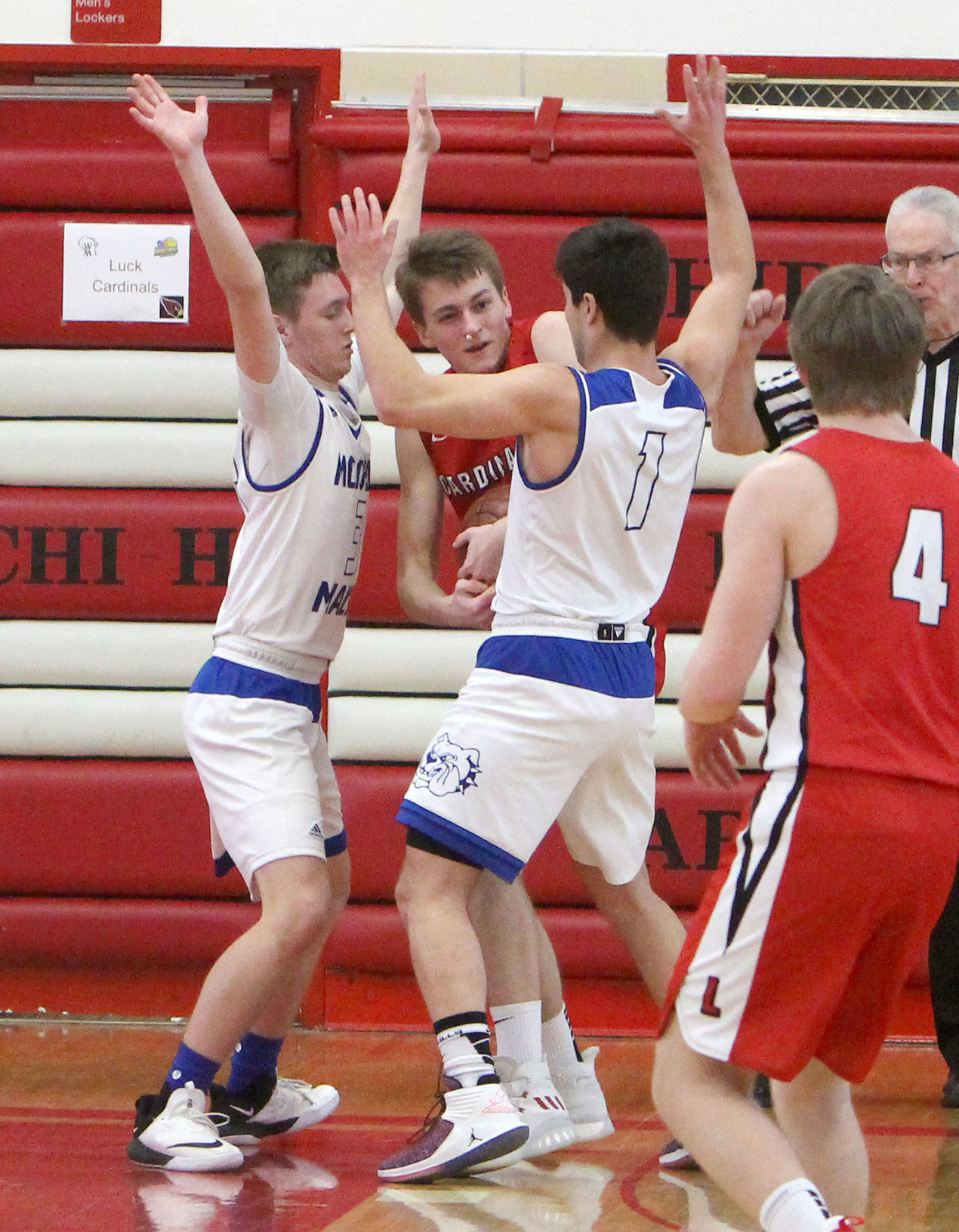 McDonell boys basketball vs Luck at Chi-Hi 3-9-19